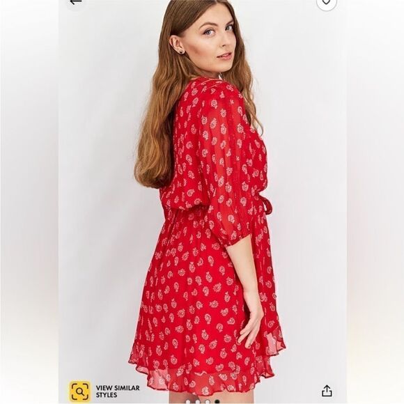 The Kooples XSport viscose wrap dress, US0 - Picture 2 of 16